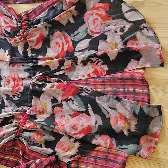 RACHEL ROY Sheer Button-down Shirt US S - Picture 7 of 12